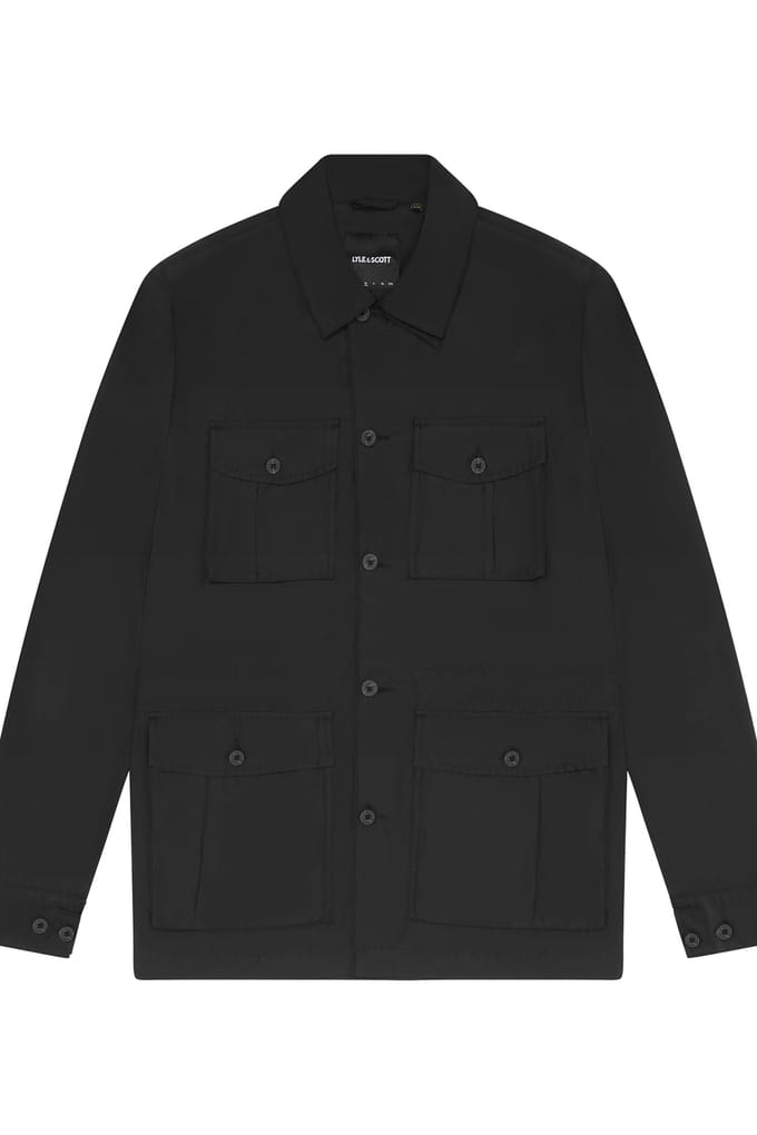 Lyle & Scott Field Jacket Jet Black Taglia: S | Giacche militari Outlet | Uomo | Nero