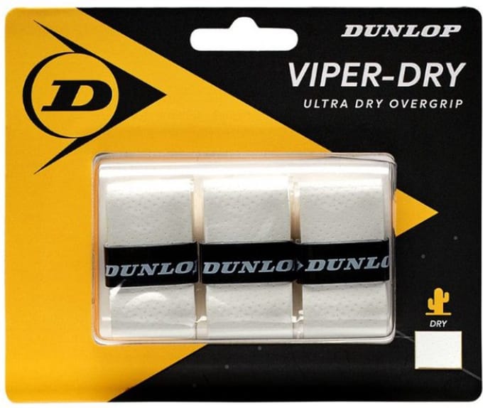 D TAC VIPERDRY OVERGRIP WHT 12BL-Grips-613209