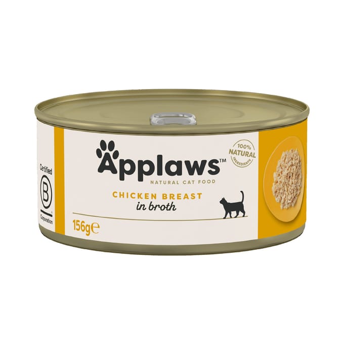 24x156g Applaws Kippenborst Voordeelpakket Kattenvoer
