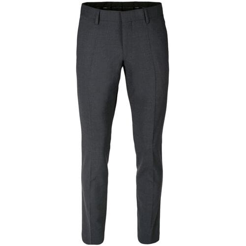 Roy Robson Broek Slim Uni Color Mix and Match Donker Grijs / male