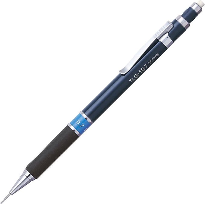 Penac TLG-107 - Vulpotlood - Mechanical Pencil -0.7mm - Blauwe Ring