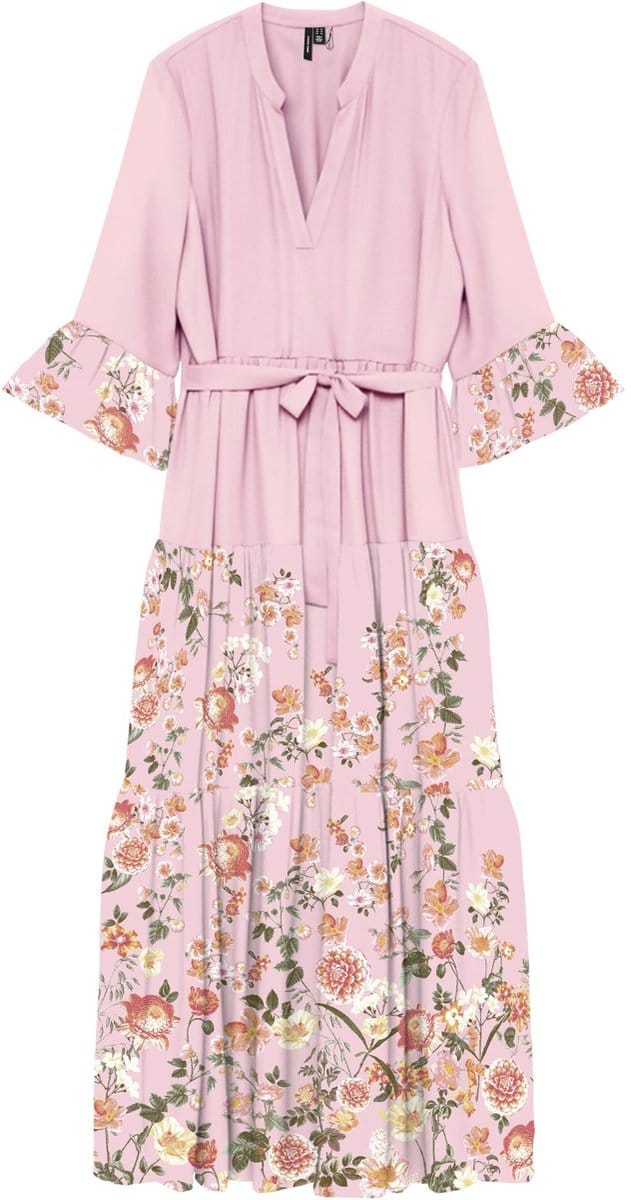 Vero Moda Curve Jurk VMCULRIKKE Lange jurk