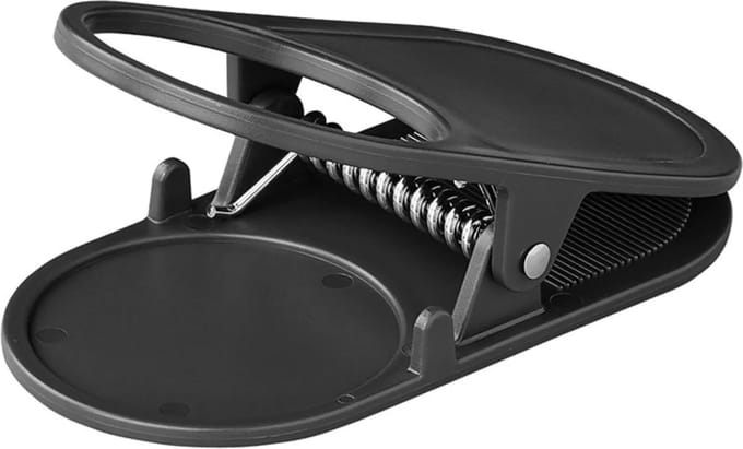 ProPlus Bekerhouder clip - zwart - compact ontwerp - eenvoudig te bevestigen