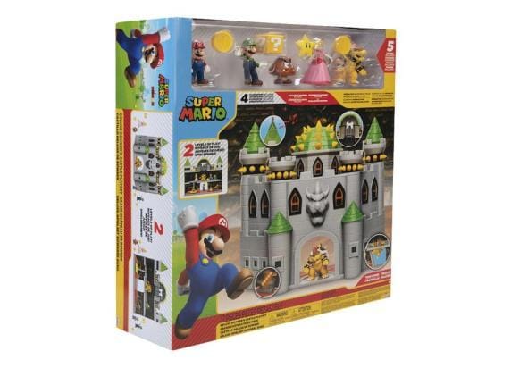 Nintendo Super Mario Het kasteel van Bowser met 5 figuren