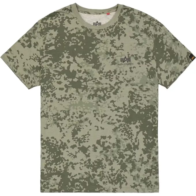 T-shirt Alpha Industries Basic Small Logo Camo