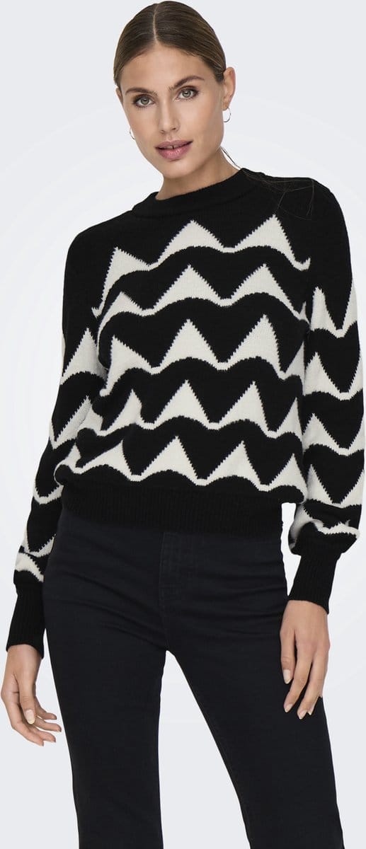 JDY Tina Jacquard Knitted Sweater Dames - Maat M