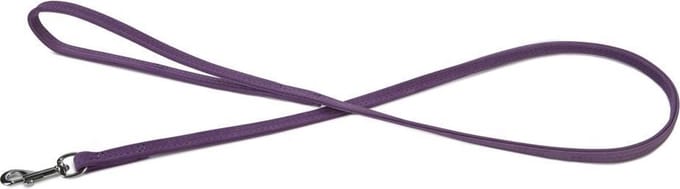 Beeztees leren looplijn Buffalo. Paars. 110 cm x 10 mm.