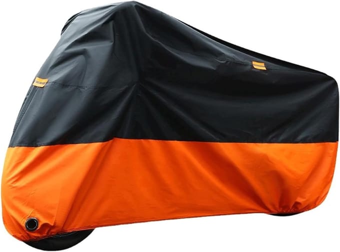 Waterdichte Motorhoes - 230*105*125CM - UV-bestendig Polyester - Oranje - 1 Stuk