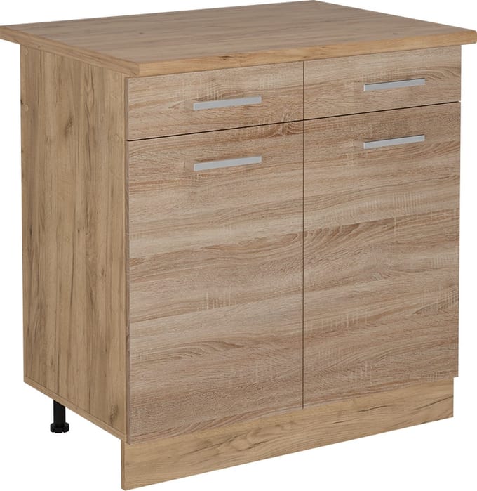 Vicco R-Line Keukenonderkast – 80 cm, WB Eik Sonoma