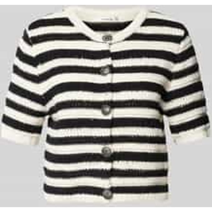 Gebreid jack met ronde hals, model 'sailie'