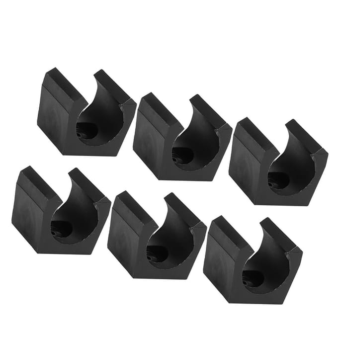 6 stuks Plastic Biljart Pool Enkele Houder Mini Stang Organizer Houder Accessoire black