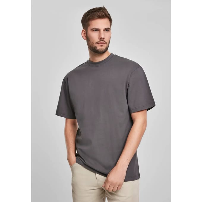 Urban Classics - Tall Heren T-shirt - M - Grijs