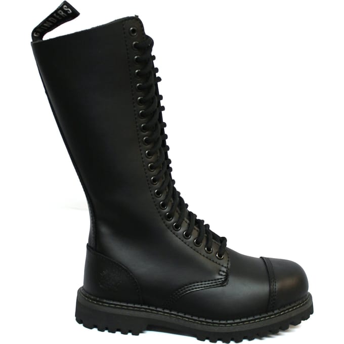 Slijpmachines Unisex Zwarte Punk Militaire Laarzen-King CS