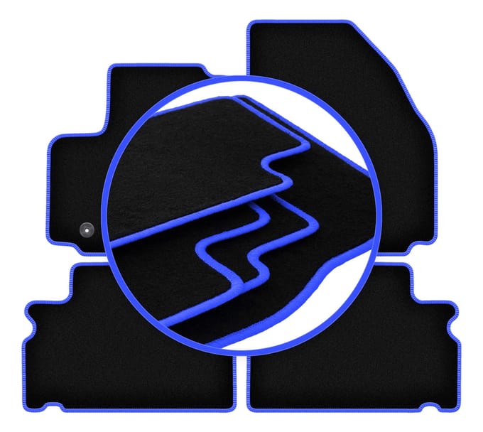 CARLUX-BLUE automatten voor: Ford Galaxy MK2 minivan (2006-2011)