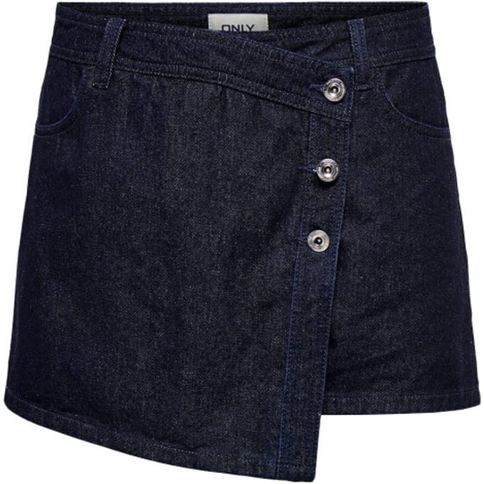 regular fit jeansskort van puur katoen model 'LESLY'