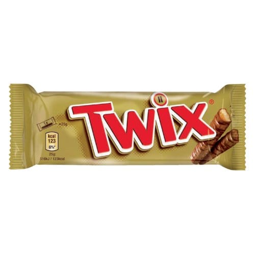 Twix Chocolade Reep - 25 x 50 gram