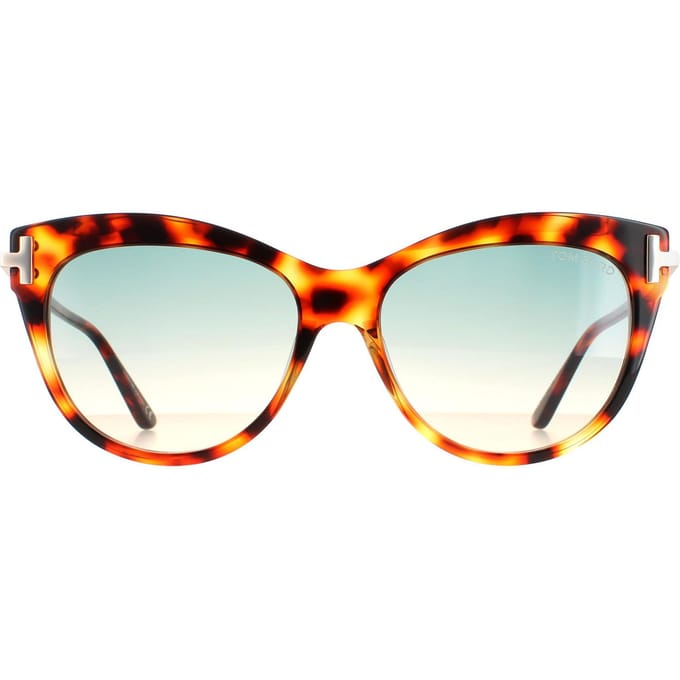 Tom Ford zonnebril Kira FT0821 55p Havana Green Gradient