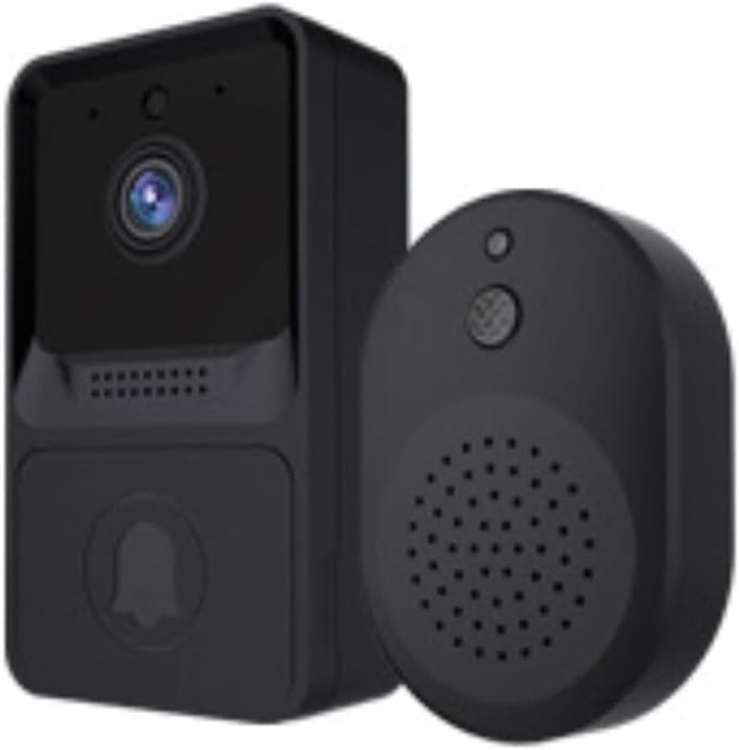 Slimme Video Deurbel - Deurbeldrukker - Draadloos - 1080p HD-video - Ring Video Deurbel - WiFi