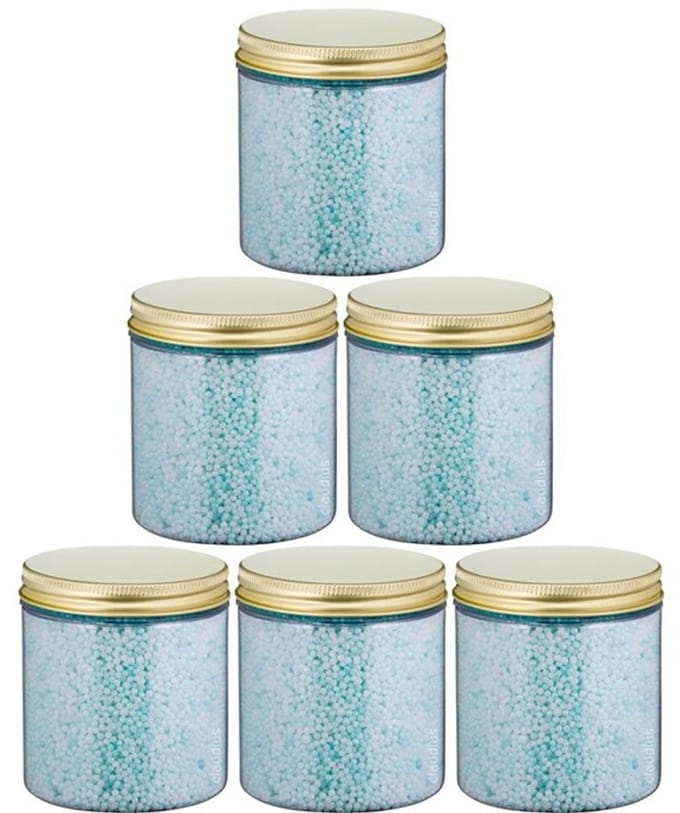 Badkaviaar Hamam - 200 gram - met gouden deksel - set van 6 Stuks - bad parels voor in bad