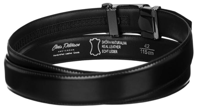 PU+lederen band 35 mm PTN AB35-105-02-PUL ZWART