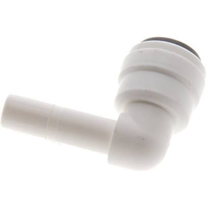 1/4'' x 1/4'' 90 graden L-verbinding POM Insteekfitting Plug EPDM [10 Stuks]