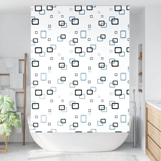 vidaXL - Doucherolgordijn - 150x240 - cm - stofbreedte - 146 - cm