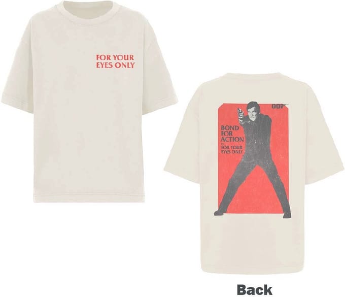 James Bond - For Your Eyes Only Bond For Action Heren T-shirt - M - Creme