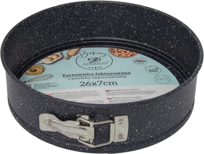 Springvorm 26 cm – Ronde Taartvorm – Quichevorm met Losse Bodem – Non-Stick