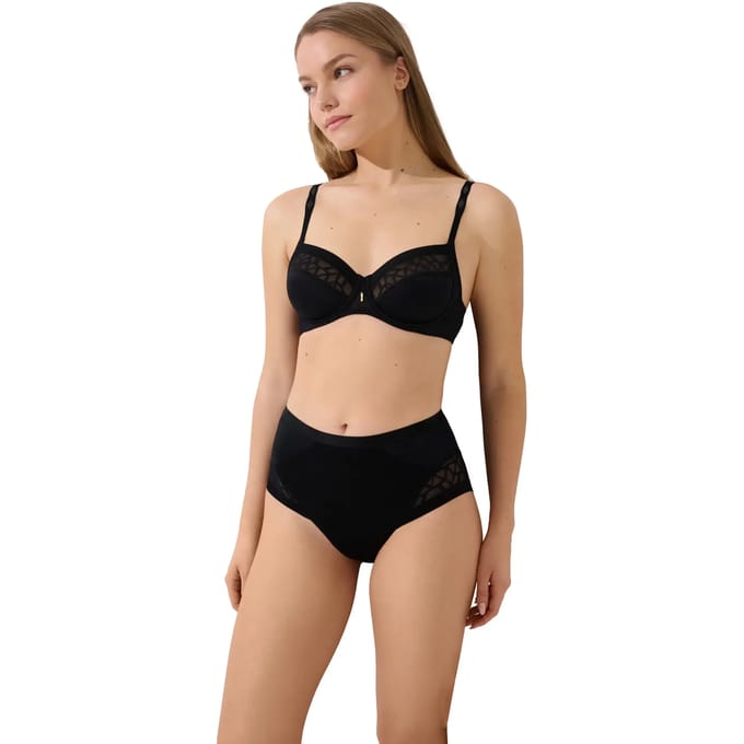 Zwarte beugel bh Lisca Opal B - E - Zwart - Maat - 100B