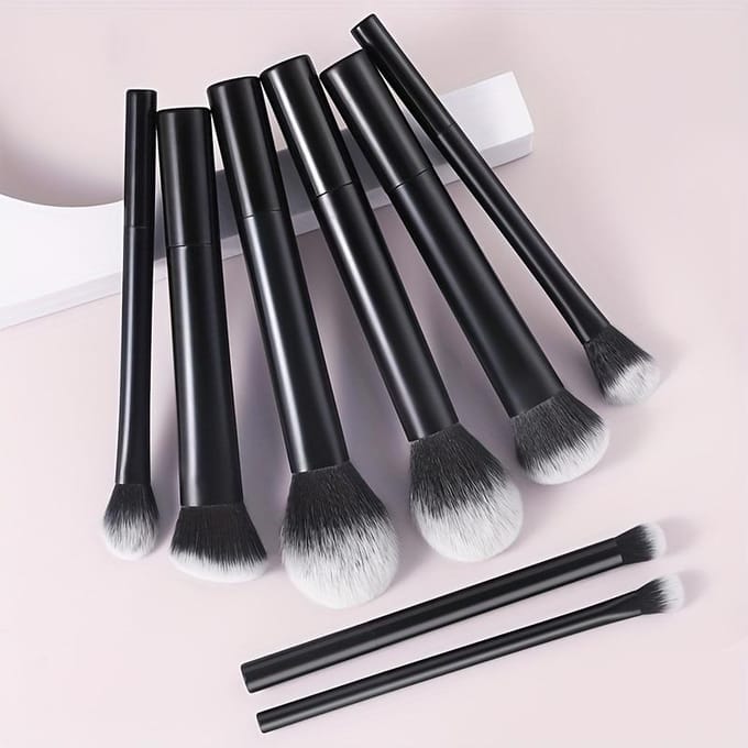 Make-up Kwastensets 8 stuks Plastic Dagelijks Draagbaar Multifunctionele Make-up Kwast Voor Make-up Benodigdheden