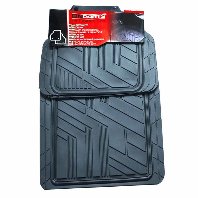 Einparts Rubberen Automatten Set Van 4 Pvc, Gemakkelijk Schoon Te Maken