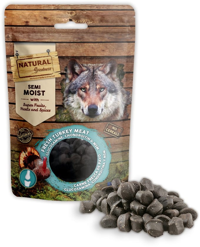 Hondensnack Natural Greatness - Hypoallergene Graanvrije Bits - Joint Support 150g