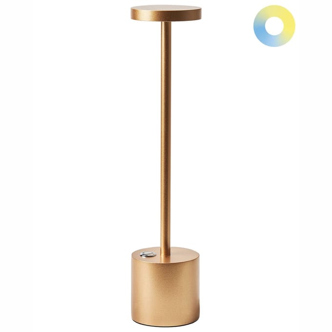 LIZANDRO - Tafellamp - Goud - Aluminium/IJzer