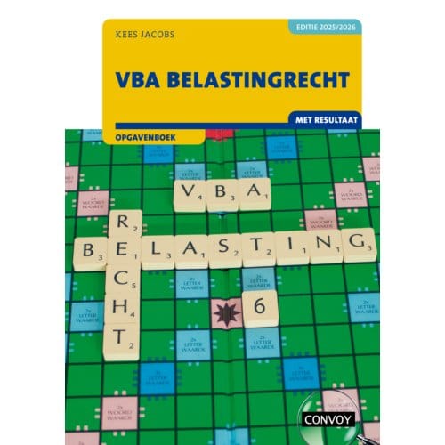 Vba Belastingrecht Met Resultaat / 2025/2026 / Opgavenboek - C.J.M. Jacobs