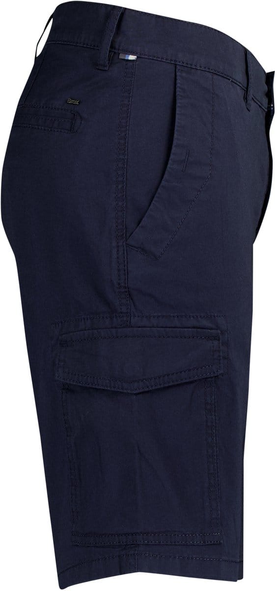 Bermuda Brax navy Bari katoen