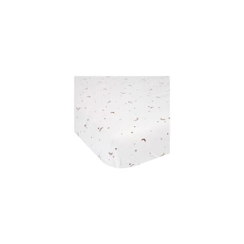 Prénatal ledikant hoeslaken Ster en Maan Ivory White unisex