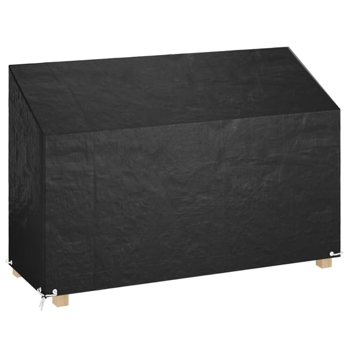 vidaXL - Tuinbankhoes - met - 8 - oogjes - 190x70x70/88 - cm - polyetheen