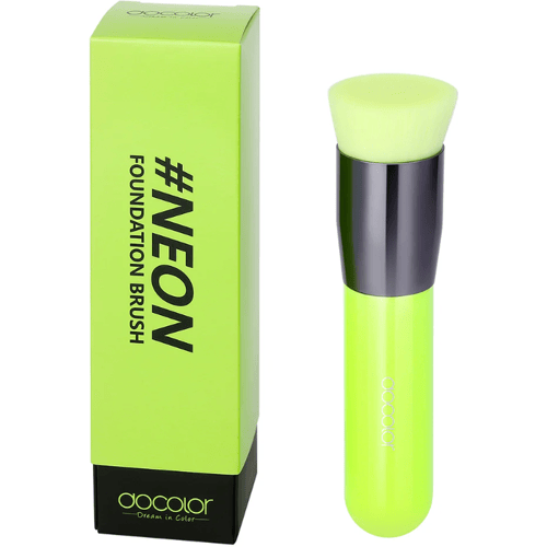 docolor synthetische borstel - neongroen - 1 stuk -