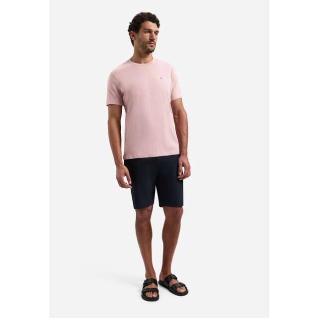 No Excess T-Shirt Crewneck Solid Basic Light Mauve  2XL