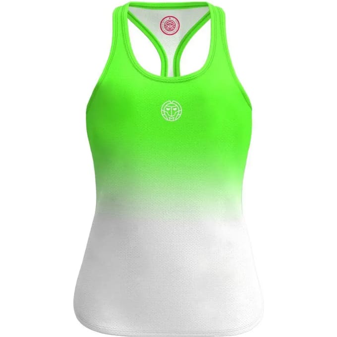 BIDI BADU Crew Gradiant Tanktop Meisjes-Neongroen,Wit