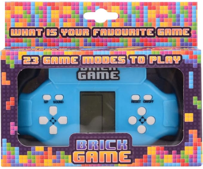Johntoy Portable Game Console Brick Game (Assorted)