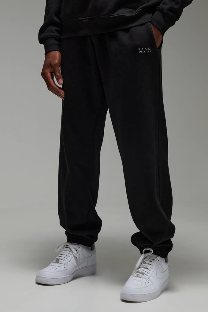 Heren Actieve Oversized Jogger | Black | Size 2XL