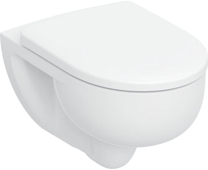 Geberit 300 Basic hangtoilet – TurboFlush – spoelrandloos – diepte 54 cm – met softclose quickrelease zitting – glans wit