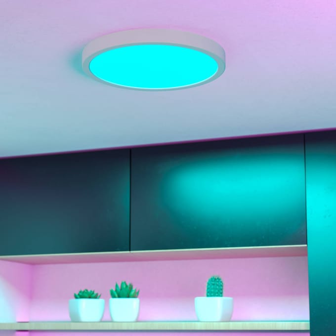 EGLO Hanglamp Alderney, drie kappen van natuurgaren
