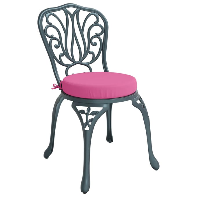 vidaXL - 4-Piece - Zitkussens - SOEST - 4 - st - 100% - Polyester - Roze - Ø - 40 - x - 7 - cm
