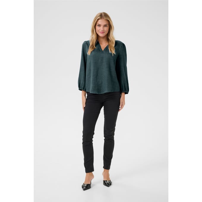 Blouse met lange mouwen Regular fit Ponderosa Pine CC green