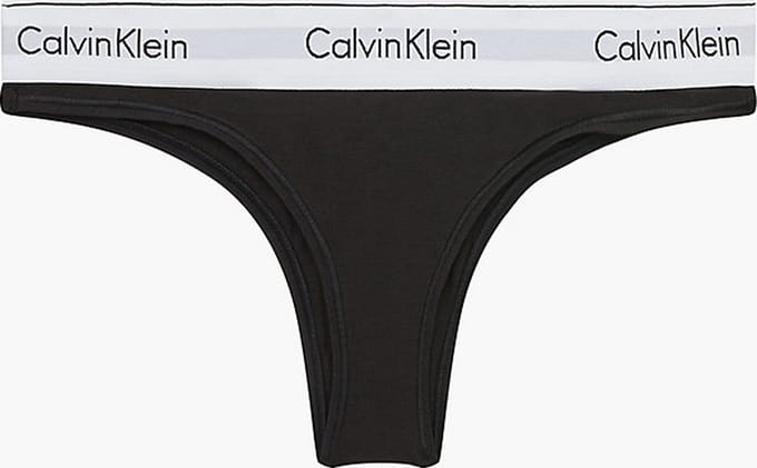 Calvin Klein - braziliaans dames string - XL - Zwart