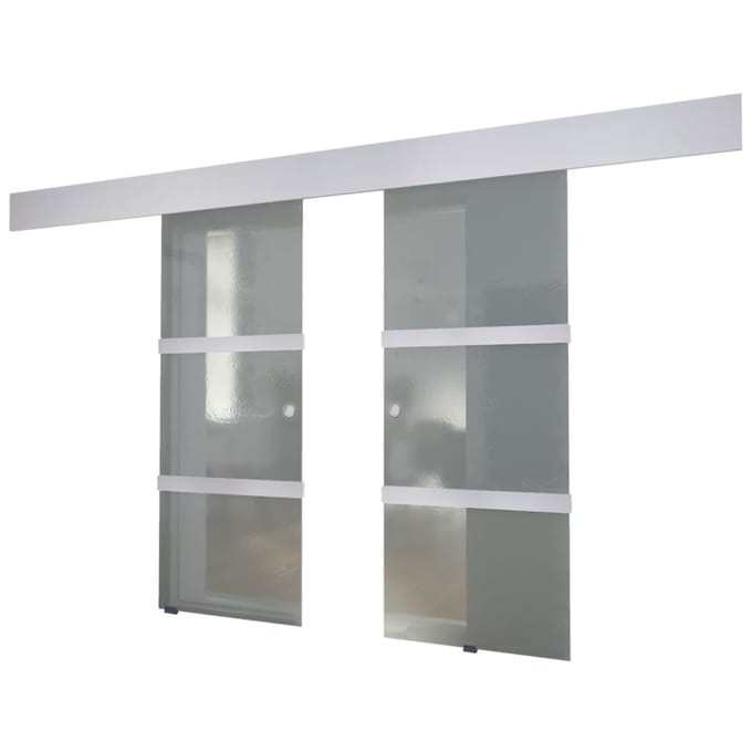 vidaXL - Dubbele - schuifdeur - glas