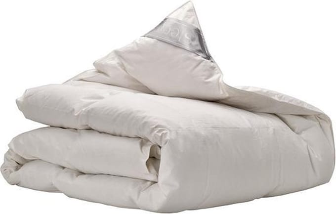 iSleep Donzen Dekbed - Enkel - 100% Dons - Warmteklasse 2 - Eendendons - Litsjumeaux - 240x220 cm