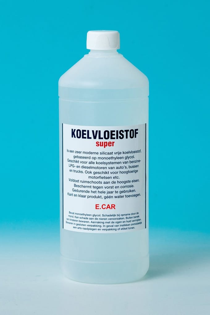 Koelvloeistof E-Car (Longlife) 1ltr. -40 graden